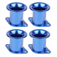 4pcs For Toyota Corolla AE86 GTS Velocity V-stacks Airbox Intake V Stack Add Horse Power 20V 4AG ITBITBs Air Horn Funnel Blue