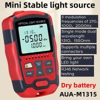 COMPTYCO AUA-M1315 Stable Light Source Optical Fiber Tool Single Mode(1310/1550nm)Built-in LED Lighting and Rj45 Network Testing