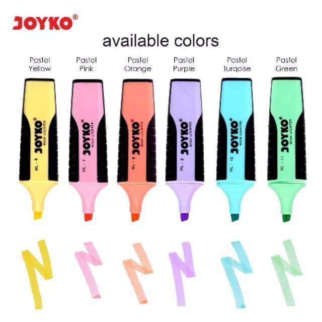 Highlighter Joyko Pastel (Pcs) Lazada Indonesia