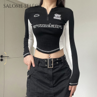 SALOME SELECT เสื้อครอป เสื้อยืด ชุดเซ็ทผู้หญิง เสื้อยืดคอกลม เสื้อยืด ผญสวย ๆ เวอร์ชั่นเกาหลี ผ้าคอตตอน ใส่สบาย เรียบง่าย 2023NEW WTX2390AMF 36Z230909