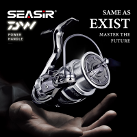 Seasir รอกตกปลา ด้ามจับแบบพาวเวอร์ สแตนเลสอลูมิเนียม Spool Spinning Fishing Reel 10 + 1BB 6.3:1อัตราทดเกียร์ลากสูงสุด16กก. โลหะน้ำเค็ม