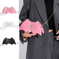 2023 New Dark Punk Style 2023 Fashion Handbag. Halloween Bat Bag 2023 New Dark Punk Style Single Shoulder Crossbody Bag Diamond Personalized Small Square Bag Halloween-themed Handbag Gothic Punk Handbag Dark Style Shoulder Bag Unique Diamond Shoulder