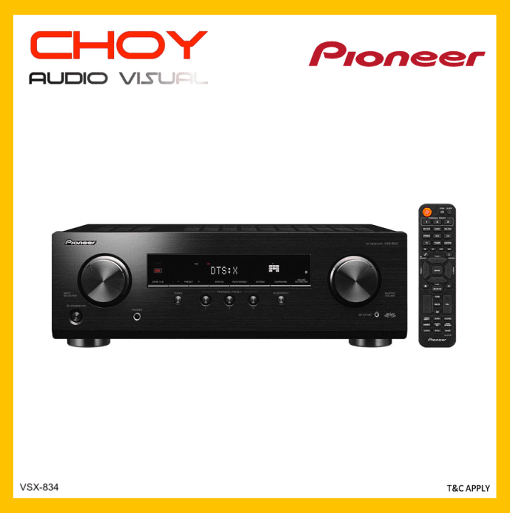 Pioneer VSX834 7.2Channel AV Receiver Lazada