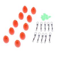 10 Pcs Floating Bombarda Floats   Beads Rolling Swivels  Lures  Baits