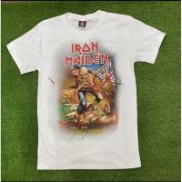 Iron Maiden The Trooper Somewhere In Back Time Rock Band เสื้อ Rockers เสื้อยืด # Dead Combo แนชวิลล์เวสต์ Leone ฝาแฝดผู้ชายเสื้อยืด