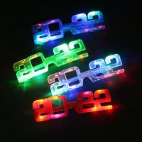 LED Glowing Light Glasses 2022 Eye Wear Birthday Party for Boy Girl Adult New Year Neon Party Night Bar Club Accessories