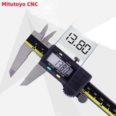 Sanfeng CNC Caliper LCD เวอร์เนียคาลิปเปอร์ดิจิตอล6นิ้ว,150 200, 300มม.,500-193-20เครื่องวัดสแตนเลสอิเล็กทรอนิกส์คาลิปเปอร์