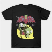 Gir Invader Zim American Animated Series Funny Black Tshirt Gaz S3Xl Male Tee Male Tshirt