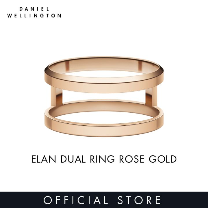 Daniel Wellington Elan Dual Ring Rose gold - Ring for women and