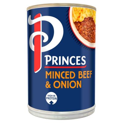 Import Foods🔹 Princes Minced Beef &amp; Onions 392g ปริ๊นส์ เนื้อสับกับหัวหอมในเกรวี่เนื้อเข้มข้น 392กรัม