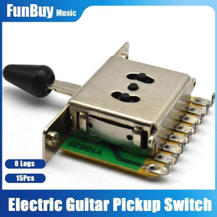 15pcs-3-5-way-8key-pickup-selector-toggle-switch-with-black-tip-cap-for-fd-tl-style-electric-guitar-guitar-part