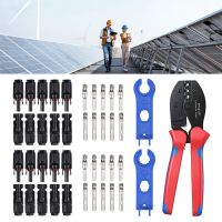 ◎ↂ New Crimping Tool Kit for 2.5/4.0/6.0mm² Solar Cable Connector Male Female Solar Panel Cable Connectors Solar Connector Spanner