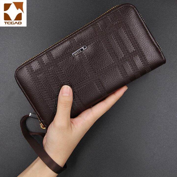 luxury-brand-men-wallets-purse-money-bag-leather-mans-clutch-male-wrist-strap-cartera-hombre-wallet-carteira-masculina-uomo