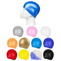 Waterproof Silicone Swimming Cap Ear Protect Swim Caps Hat Cover For Adult Children Kids Swim Caps