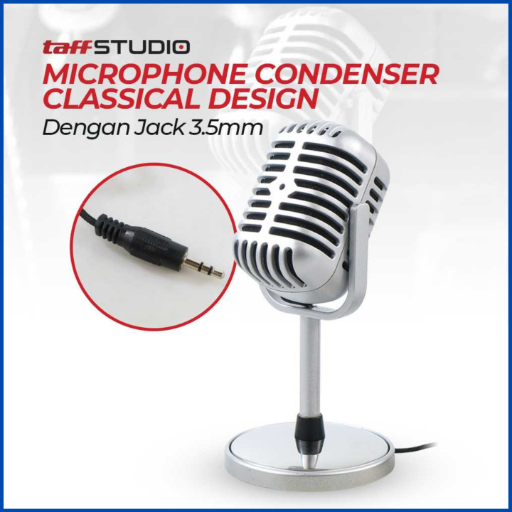 COD TaffSTUDIO Microphone Condenser Classical Design Vintage Retro