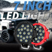 ใหม่ LED Light Bar 51W 7นิ้ว Spot Beam ไฟหน้า LED รอบทำงาน Off Road Fog Light ขับรถสำหรับ SUV เรือ4X4 Jeep