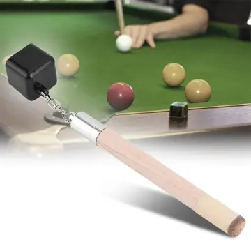 Stainless Steel Strong Billiard Pool Cue Chalk Holder W/Belt Clip
