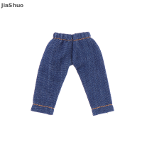 JiaShuo 1/12ของเล่นสำหรับเด็กทารกเสื้อผ้าตุ๊กตาอุปกรณ์เสริมกางเกงยีนส์กางเกงขายาว