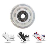 Roller Skate Wheels Quad Suitable for Deformation Roller Skates 36x11mm 82A Set of 4 or 8