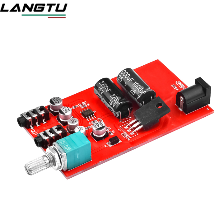 LANGTU NE5532 Papan Pembesar Suara PCB Catu Tunggal Papan Filter Jalur