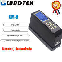 คุณภาพดี LANDTEK ใช้ GM-6 60เครื่องวัดความเงาสำหรับการบำรุงรักษาพื้นการควบคุมคุณภาพการทำความสะอาดพื้นผิวการวัดความเงางามของหินและกระเบื้อง