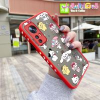 Jlingji เคสสำหรับ Xiaomi 12 Pro 5G 12 Lite ลายการ์ตูนรูปสัตว์แฮปปี้บางขอบสี่เหลี่ยมด้านข้างกันกระแทกดีไซน์ใหม่มีน้ำค้างแข็งโปร่งใสแข็งเคสมือถือปลอกซิลิโคนคลุมทั้งหมดเคสนิ่มสำหรับปกป้องกล้อง