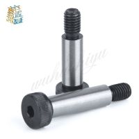 1pc M5 M6 M8 M10 Dia 6 8 10 12mm Grade 12.9 Steel Hex Hexagon Socket Cap Head Shoulder Roller Bearing Screw Bolt High Tensile