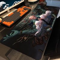 Jujutsu Kaisen Mouse Pad เครื่องเกมที่ใช้ในครัวเรือน High Definition แผ่นรองเมาส์ขนาดใหญ่ แผ่นรองเมาส์สำหรับแล็ปท็อป เครื่องเกมลื่นไถล แผ่นรองเมาส์พรมยางธรรมชาติ