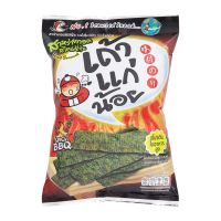 TAOKAENOI เถ้าแก่น้อย สาหร่ายทะเลทอด สไปซี่บาร์บีคิว 30 กรัม