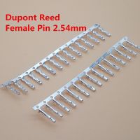 200Pcs Dupont Reed Female Crimp Pin Jumper Terminal Connector Terminal Metal 2.54mm