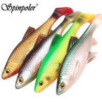 hot！【DT】 Spinpoler Roach Paddle Tail Fishing Softbait Offset Shad Pike Perch Zander Catfish Tackle Isca Artificial