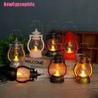 [NewGypsophila] Retro Oil Lamp Halloween Decorative Led Small Home Party Lantern