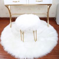 【YF】♚  300x300mm Soft Artificial Sheepskin Rug Cover Bedroom Wool Warm Hairy Textil Fur Area Rugs