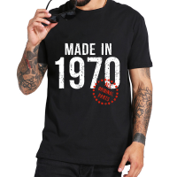 Men T Shirts Made In 1970 All Original Parts Printed Cotton Streetwear Short Sleeve Summer Style Oversized Retro T Shirt Men