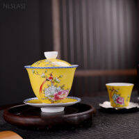 150มิลลิลิตร J Ingdezhen เซรามิก Gaiwan ที่สวยหรูเคลือบสีชุดน้ำชาถ้วยชาจีนที่มีฝาครอบบ้านชา Infuser ที่กำหนดเอง T Eaware ของขวัญ