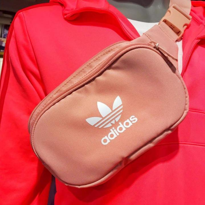 25-10-กระเป๋า-adidas-originals-crossbody-essential-ed9377-กระเป๋าคาดอก-คาดเอว-สีชมพู-ลิขสิทธิ์แท้100