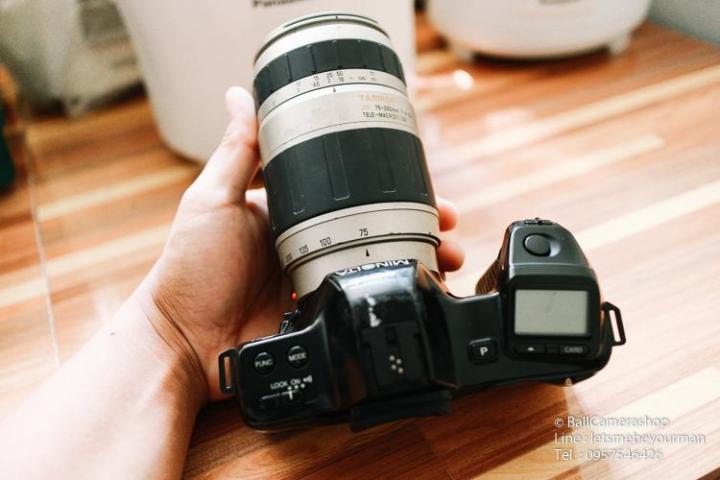 ขายกล้องฟิล์มรุ่น-pro-minolta-a7700i-serial-15106822-พร้อมเลนส์-tamron-75-300mm