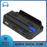 Blesiya 6 In 1 USB C ฮับ USB USB 3.0พอร์ตคอนโซลฐานขาตั้ง HDMI สำหรับไอน้ำ Deck