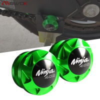 สำหรับ KAWASAKI NINJA 400 Ninja400 2018-2021 CNC อลูมิเนียมอุปกรณ์เสริมสำหรับรถจักรยานยนต์ Swingarm Slider สกรูขาตั้งสกรู