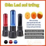Đèn pin soi trứng cao cấp 9 bóng Led