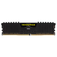 แรมคอมพิวเตอร์ 32GB (16GBx2) DDR4 3600MHz RAM (หน่วยความจำ) CORSAIR VENGEANCE LPX (BLACK) (CMK32GX4M2D3600C18)