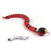 Multiple Color Smart Sensing Snake Interactive Cat Toys Automatic Cats Toys USB Charging Accessories Kitten Toy For Pet Dogs Toy