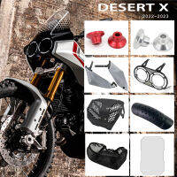 สำหรับ Ducati Desert X DesertX 2022 2023อุปกรณ์มอเตอร์ไซค์ H Andlebar ตื่นเครื่องยนต์ยามไฟหน้ายามนำทางสนับสนุน