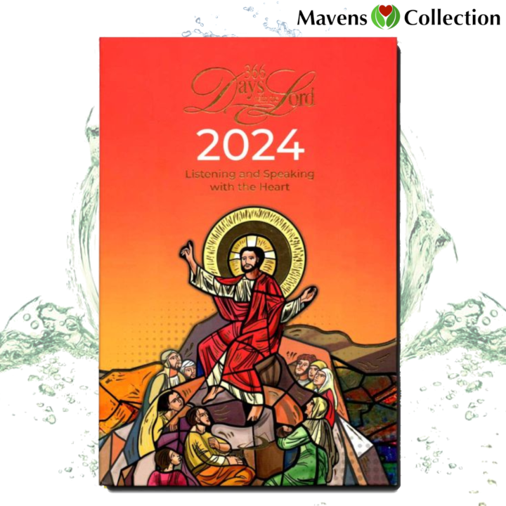 366 Days with the Lordd Devotional 2024 Hardcover ORANGE by Mavens