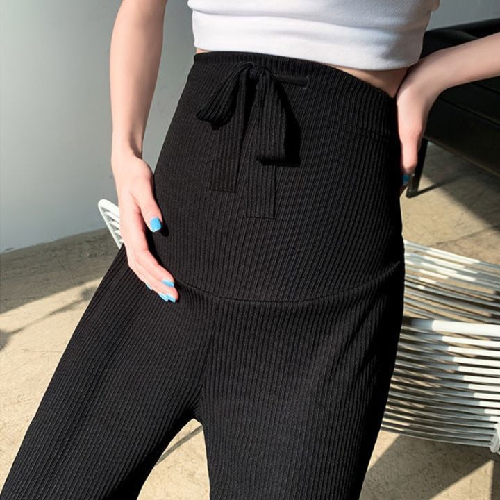 กางเกงคนท้องผู้หญิง-กางเกงขายาวคนท้อง-เสื้อผ้าทรงหลวมสีเรียบๆสบายหลายสีหลายไซส์ราคาถูกพร้อมส่ง