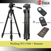 Chân máy ảnh Weifeng WT3560 + Remote cho máy ảnh