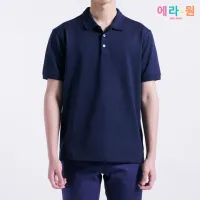 era-won เสื้อโปโลแขนสั้น ทรงสลิม Polo Shirt สี Navy