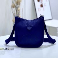 Luxury Fashion Genuine Leather Hollow H Messenger Crossbody Bag Women Cowhide Pebble Leather Lady Phone Purse Shoulder Handbag