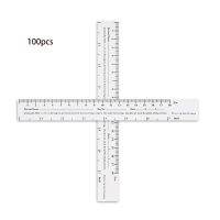 [QQL Hardware Tools]18Cm/7 39; 39; Educare แผลไม้บรรทัด/กระดาษแผลเทปวัดฉัน Dical Medimeter 100แพ็คแผลเครื่องมือวัด