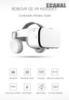 หูฟัง Vr สำหรับโทรศัพท์มือถือ Vr Z6หมวกกันน็อกไร้สายสำหรับ4.7-6.5 "สมาร์ทโฟนกล่องเสมือนจริง #1 * BOBOVR Z6ไร้สาย1 * ผ้าทำความสะอาด1 * คู่มือการใช้